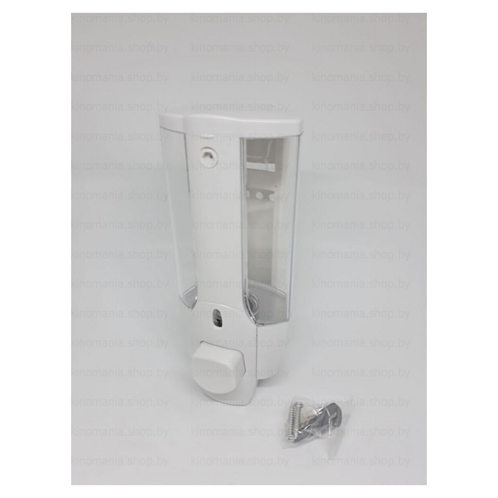 Дозатор для жидкого мыла Ledeme L406 (350 мл, пластик, белый) фото-3