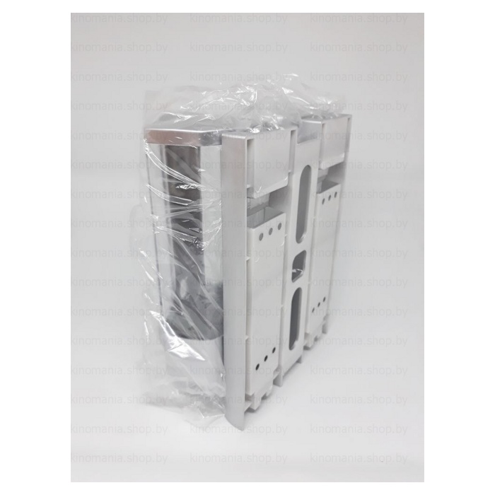 Дозатор для жидкого мыла  Ledeme L407-1 (настенный, двойной, пластик, серый, 700мл) фото-3