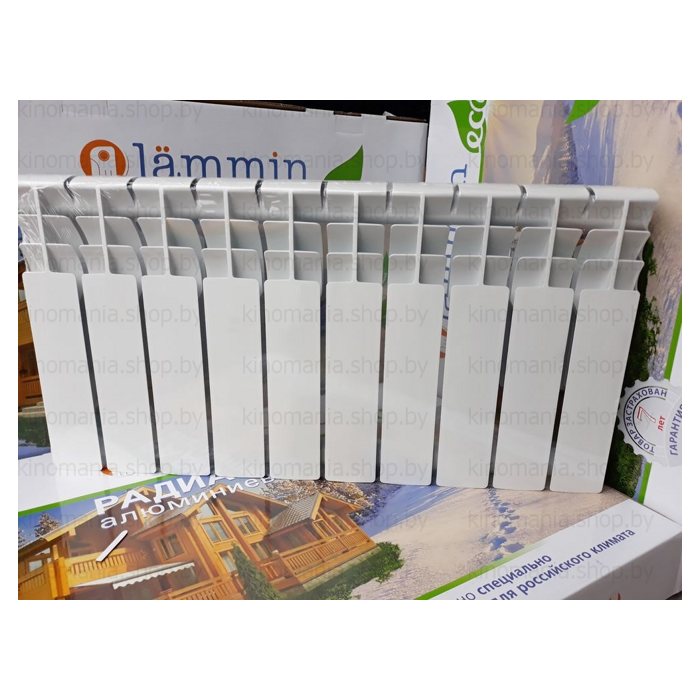 Радиатор биметаллический Lammin ECO BM 350-80-10 - фото2