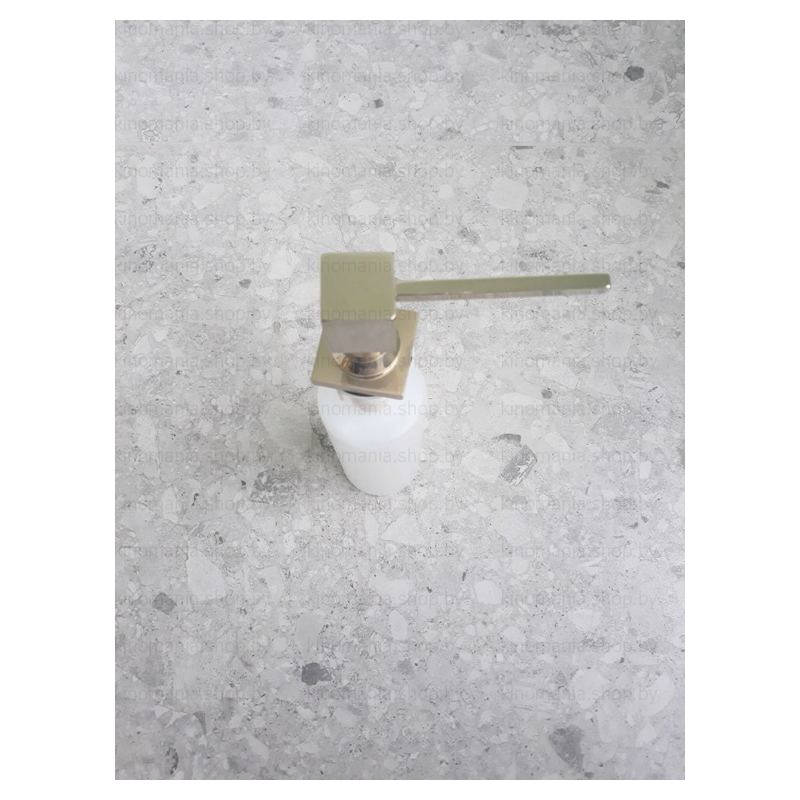 Дозатор для жидкого мыла врезной Savol S-ZY002B (380мл,латунь,золото) фото-4