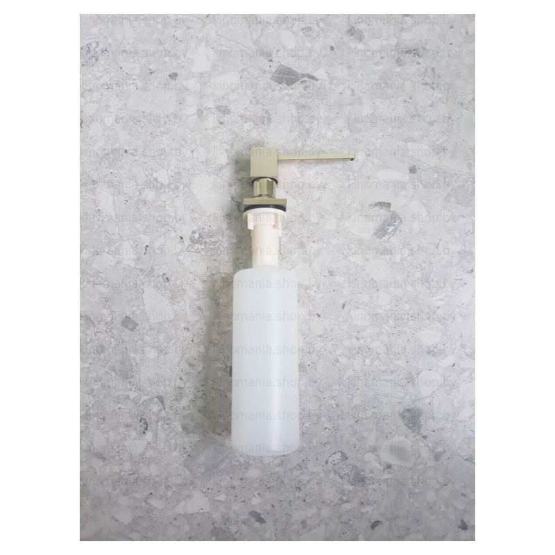 Дозатор для жидкого мыла врезной Savol S-ZY002B (380мл,латунь,золото) фото-3