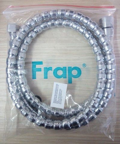 Шланг для душа Frap F41 (длина:150см,цвет:хром,с крупными кольцами,Imp/Imp) фото-3