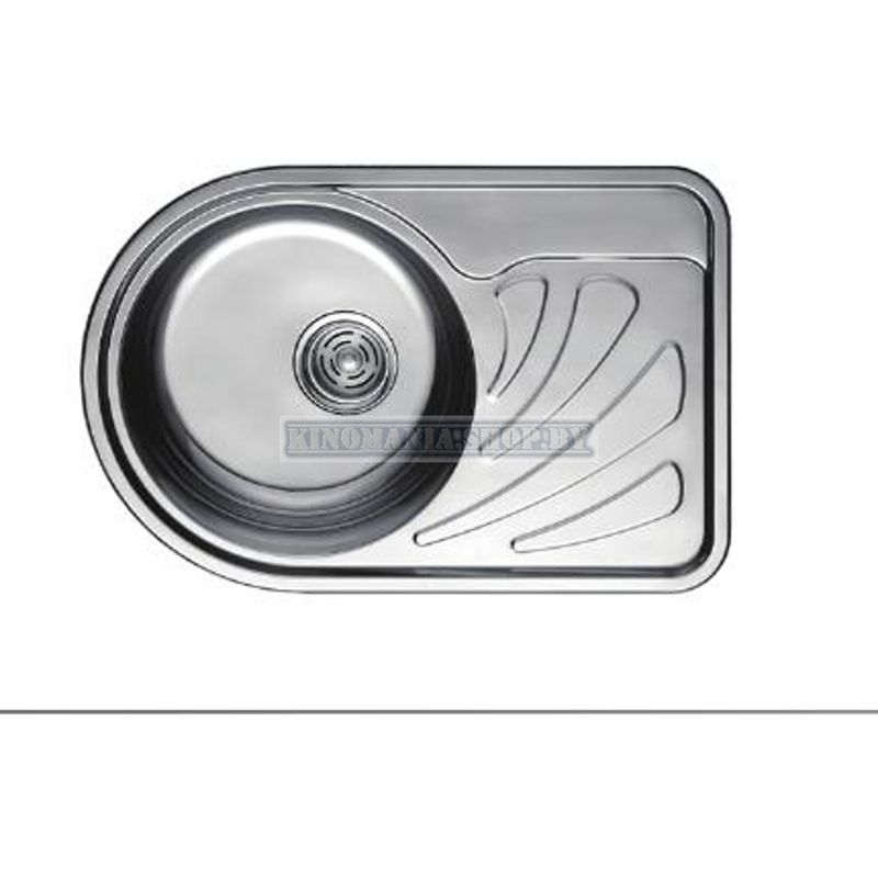 Мойка кухонная нержавейка Frap FD6744 (декор ),(врезная),(670*440*180),(перелив),(0,8мм),(сифон,крепление,уплотнитель) - фото1 Мойка кухонная нержавейка Frap FD6744 (декор ),(врезная),(670*440*180),(перелив),(0,8мм),(сифон,крепление,уплотнитель) - фото1