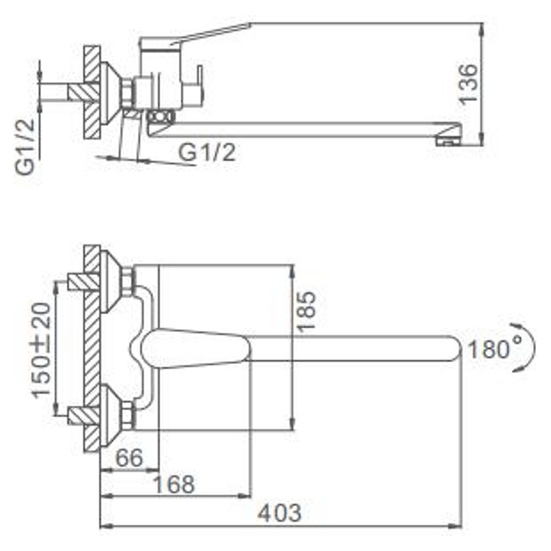 Смеситель для ванны Frap F2245 фото-5