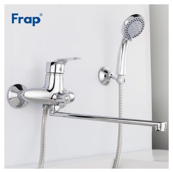 Смеситель для ванной с длинным изливом Frap F2263 - фото1