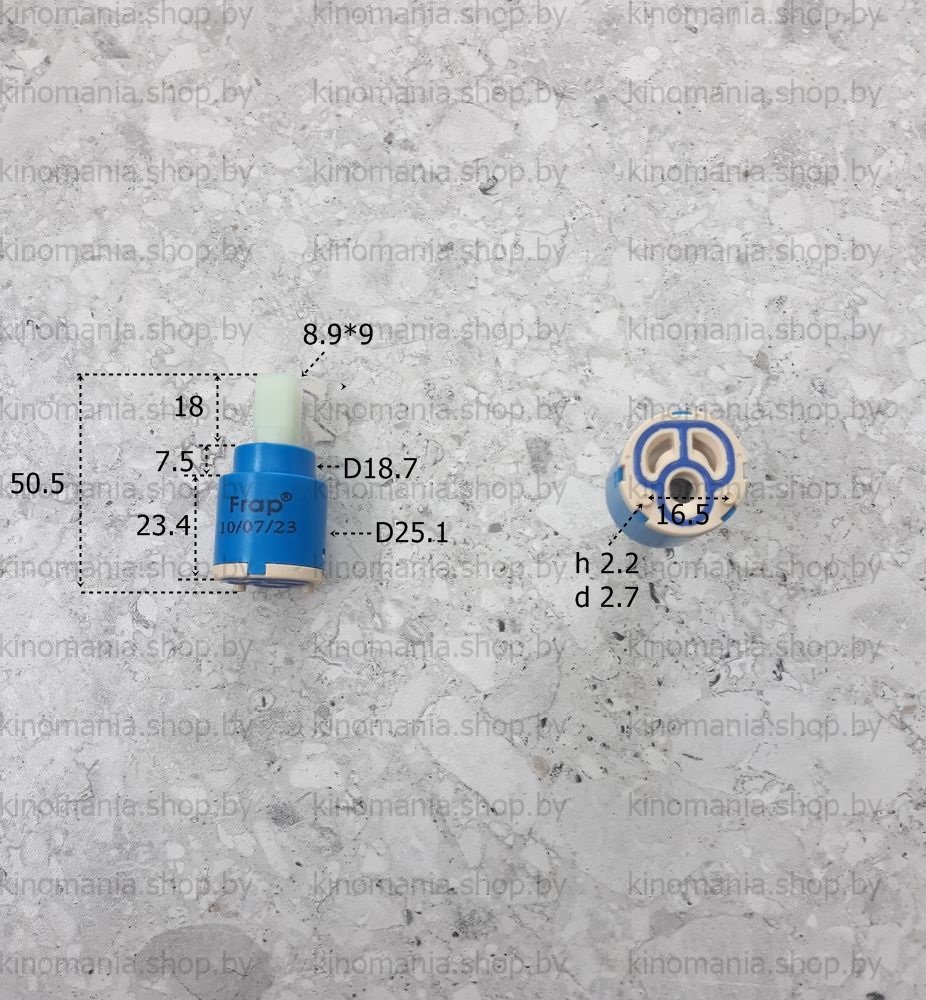 Картридж керамический для смесителя Frap F55 (25мм) фото-2