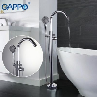 Смеситель для ванны напольный Gappo G3098 - фото1