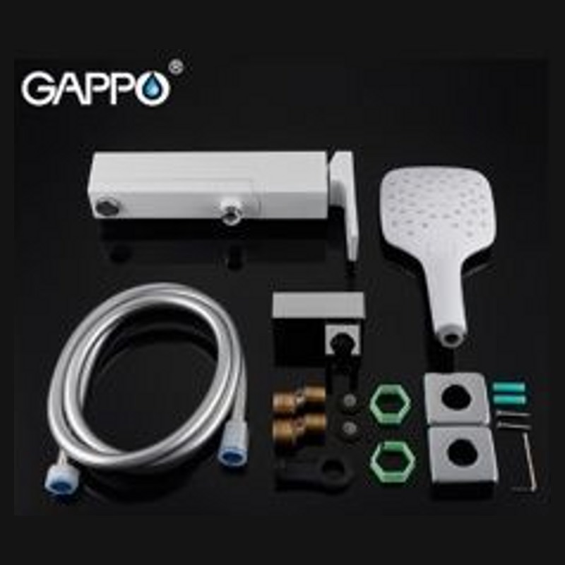 Комплект смеситель для ванны Gappo G3217-8+смеситель для умывальника Gappo G1017-8 фото-4