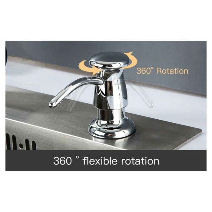 Дозатор для кухонной мойки врезной мыла Gappo G403 фото-6