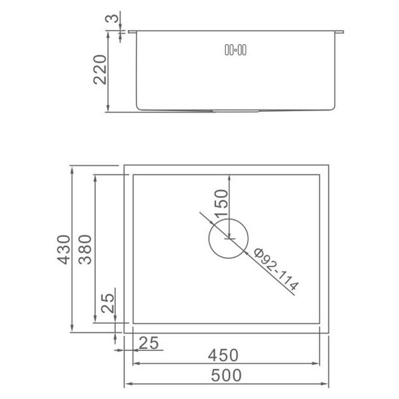 Мойка кухонная Gerhans K35043B фото-6