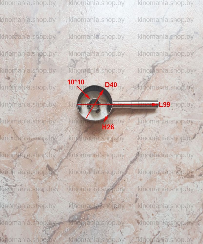 Ручка для смесителя Ledeme H154 (под 35 мм,нерж.сталь,сатин) - фото2