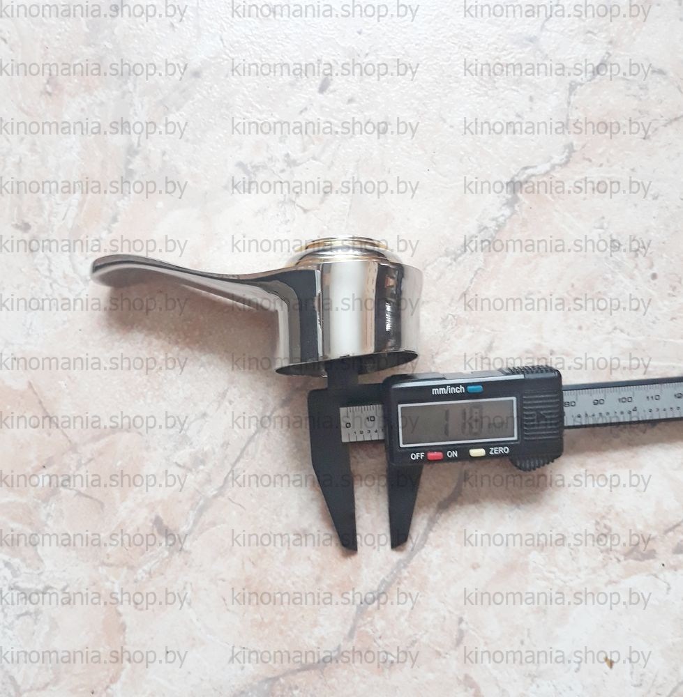 Ручка для смесителя Ledeme H62 (под 40 мм,металл,хром+золото) фото-5