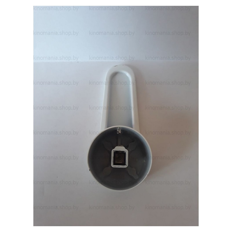 Ручка для смесителя Loffrey H166 (под 35 мм,металл,белый+хром) фото-4