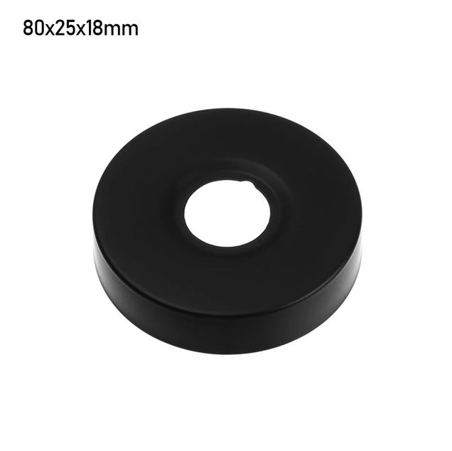 Отражатели круглые чёрные Vitovt BR-D80-d25-h18 (3/4",d25*H18*D80,2шт) - фото1