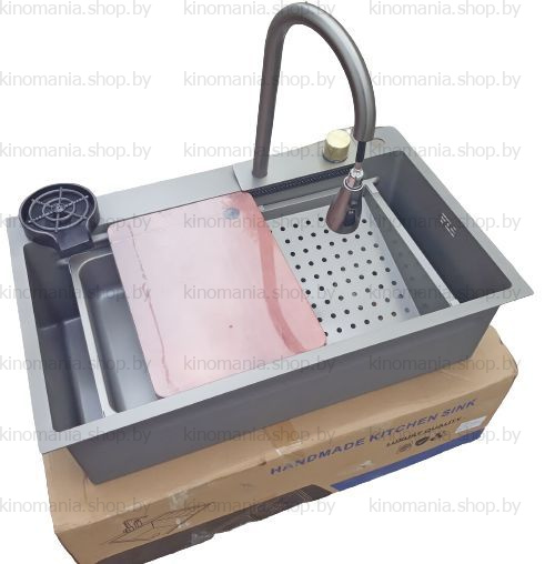 Кухонная мойка Sink HM7546 (нано серый) - фото1
