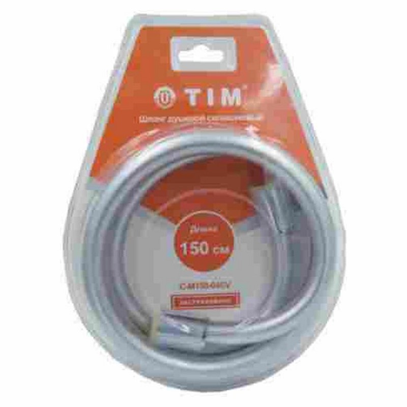 Шланг для душа TIM C-M175-04SV (1/2",imp/imp,силикон,EPDM,175см,16bar, 80°C)