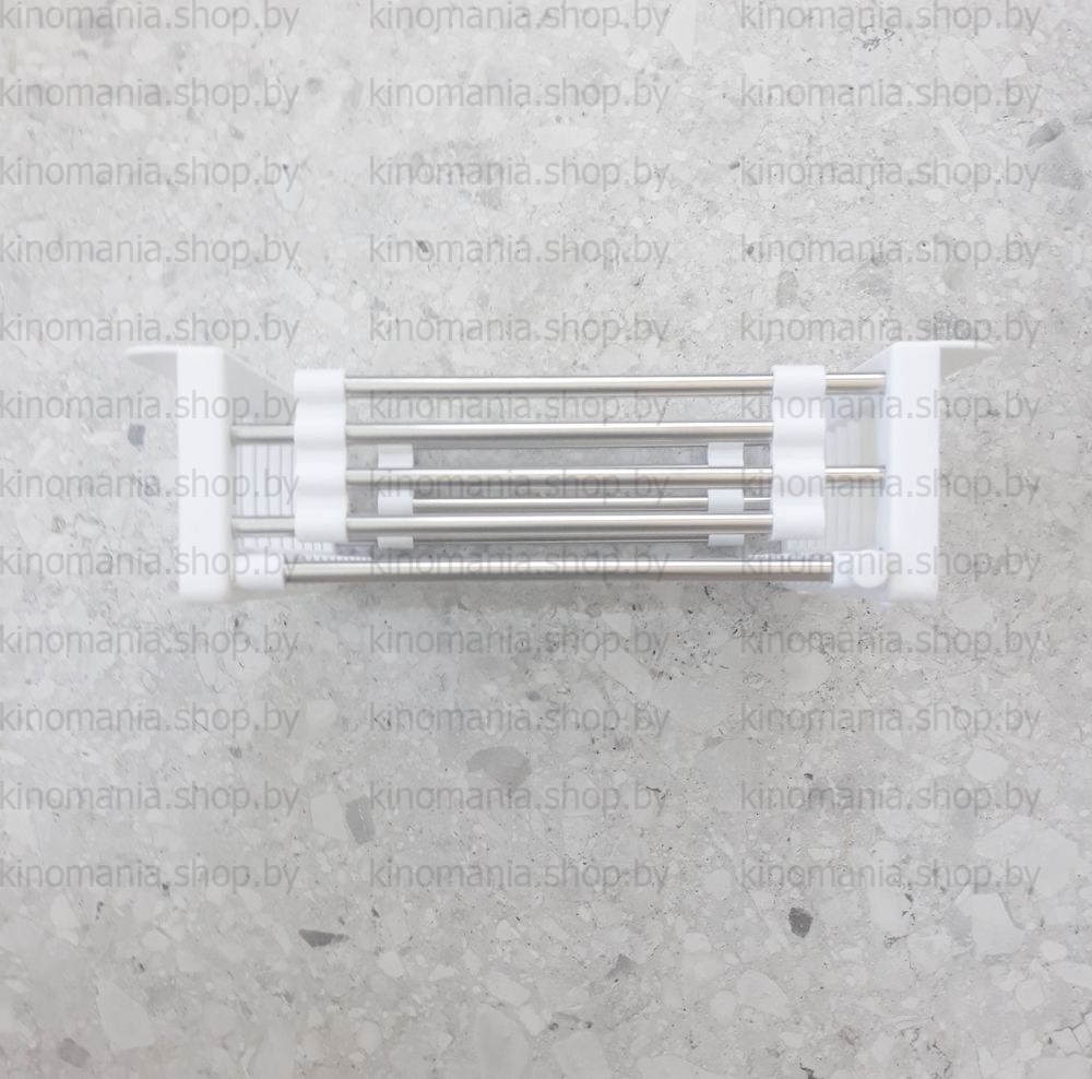 Корзина коландер раздвижной для кухонной мойки Wisent W302644W-BY (белый) фото-2